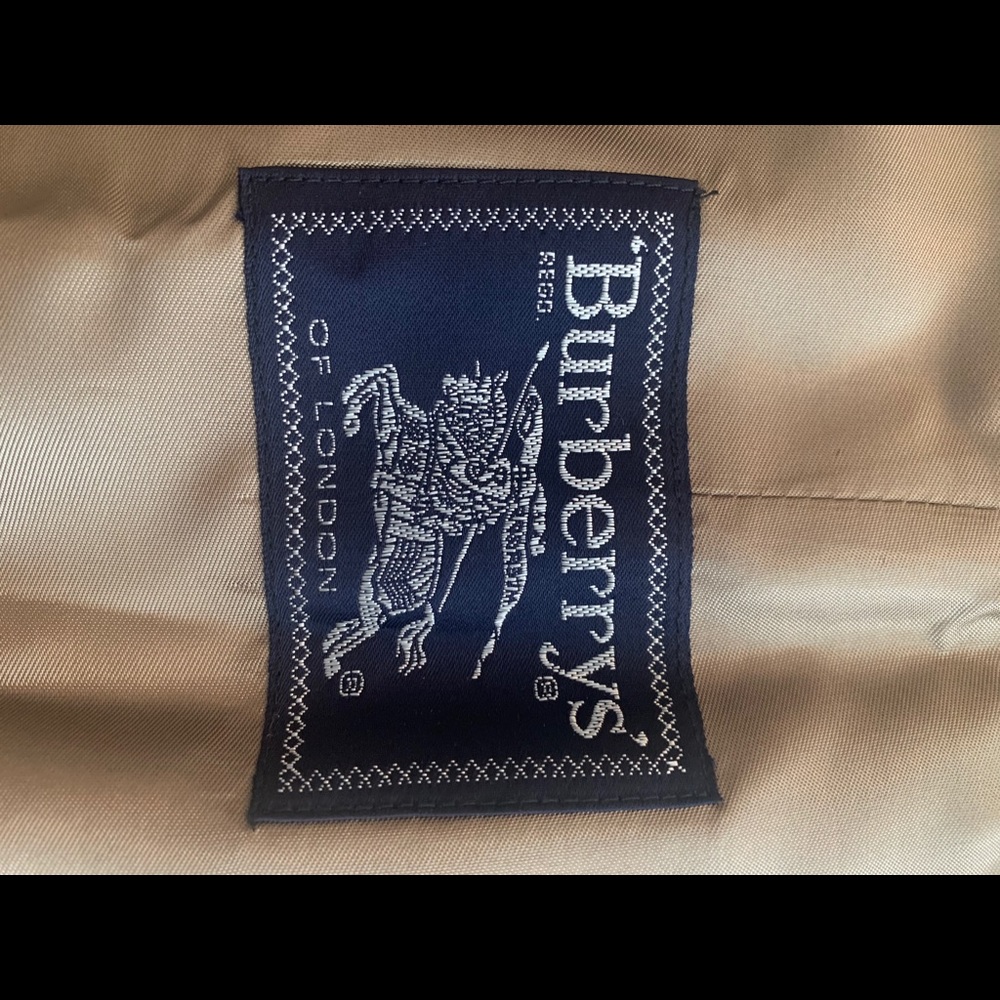 Burberry Trench Coat Liner Wool Lining